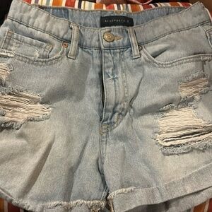 I am selling Aeropostale Jean shorts. They are a size 4. They are mom short.